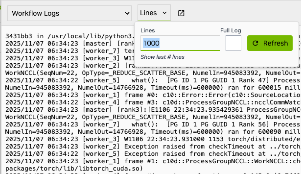 Logs Line Example