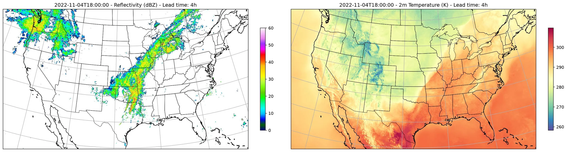 Output from Running StormCast-CONUS Inference