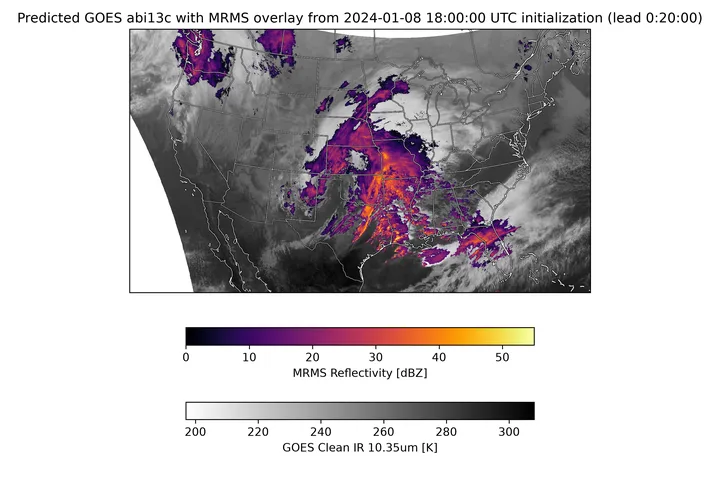 Preview of StormScope Satellite and Radar Nowcasting