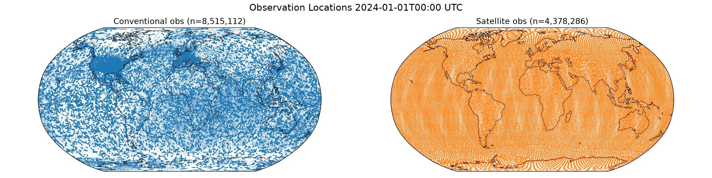 Output from HealDA Global Data Assimilation