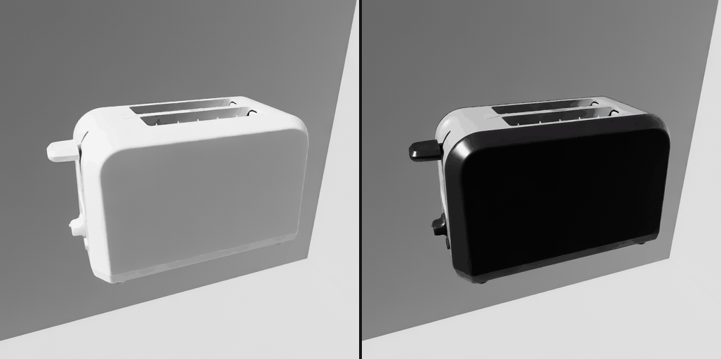 OpenPBR surface before and after sample migration